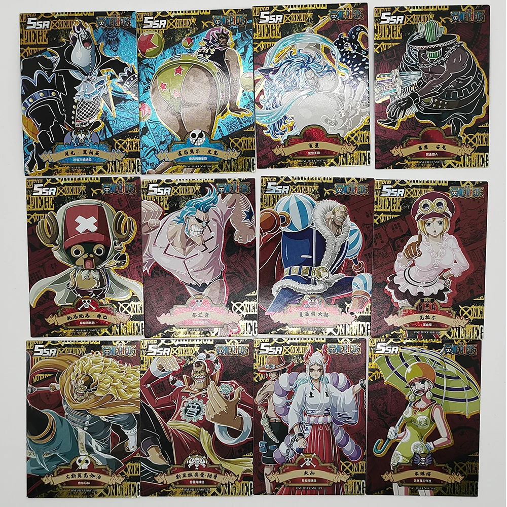 Anime ONE PIECE SSR series collection card Monkey D. Luffy Yamato Carrot Tony Tony Chopper Children's toys Board game card