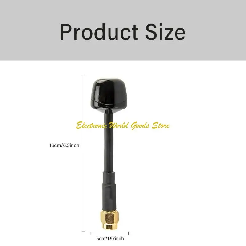 A3PD AXII 2 5.8GHz FPV Aerial SMA Connectors Aerial لسباق الطائرات بدون طيار