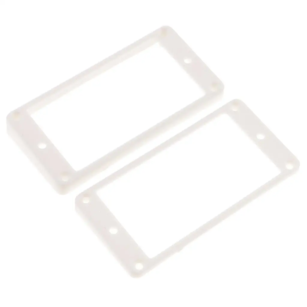 Plastic Humbucker Pickup Mounting Ring 2 Piece Set Guitar Pickup Frames for LP Electric Guitars Accessories
