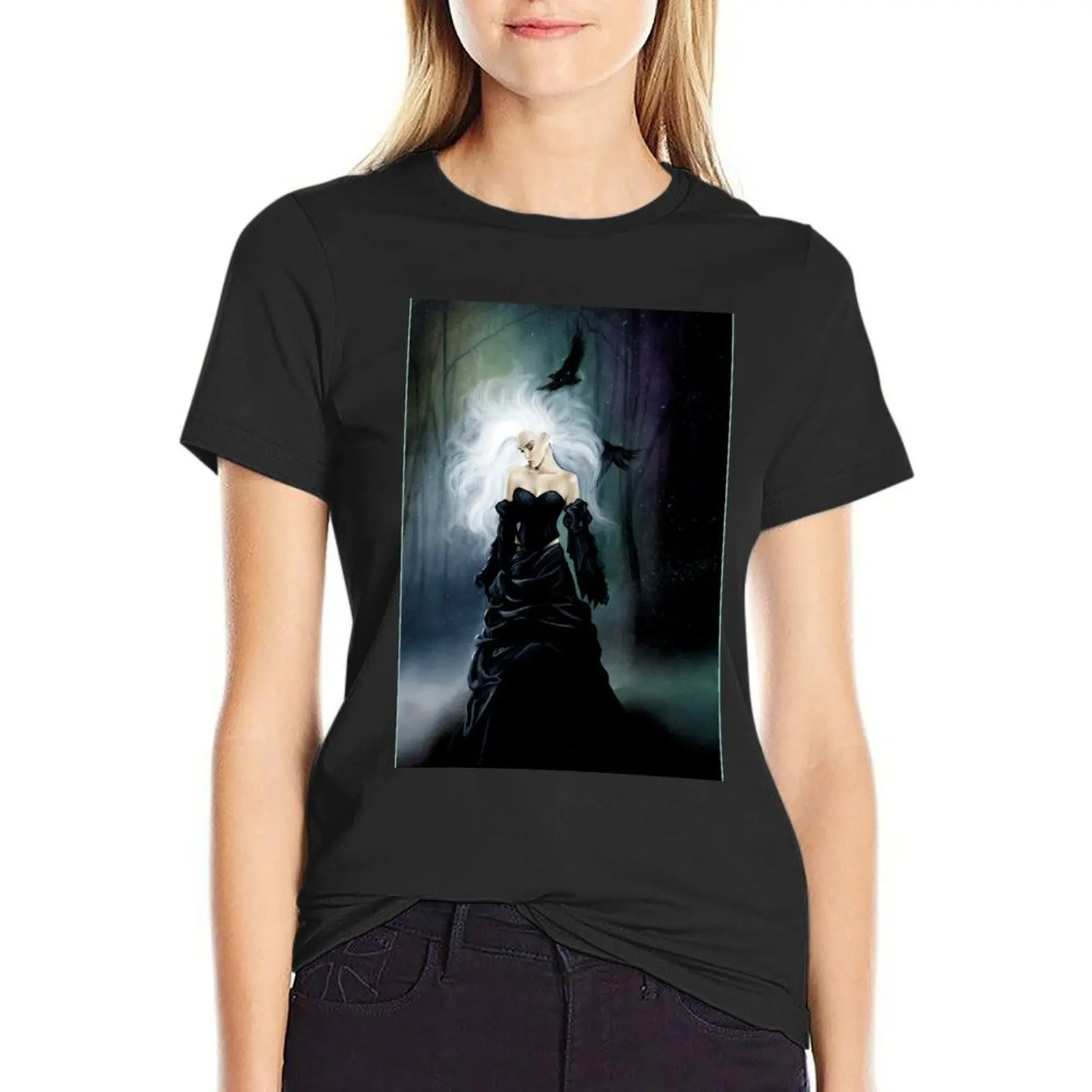 

Light in Darkness T-Shirt blacks cute tops vintage clothes summer tops Summer Women's clothing