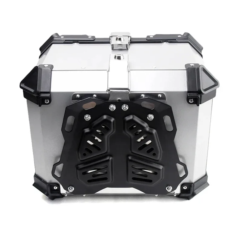 Factory Hot Selling Motorcycle Aluminum Tail Box Moto Top Case 65L 80L 100L Universal Rear Lage Box 36L 45L 55L Motorcycle Trunk