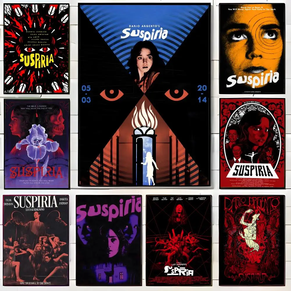 horrifying movie S-Suspiria Poster Wall Art Print Decorative Mural Home Decor Gift Unframed