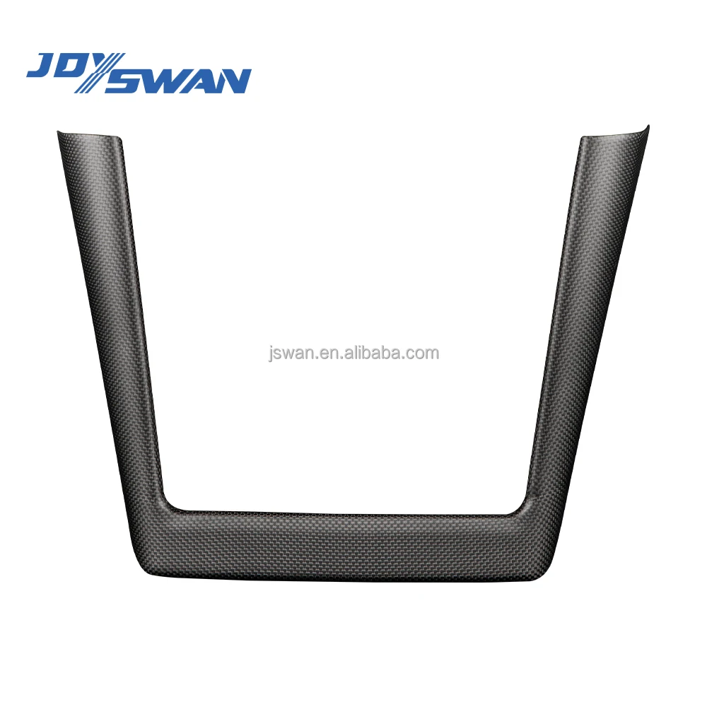 

Накладка на рамку центральной консоли из настоящего простого волокна для Tesla Model 3 Highland Performance 2024, накладка с беспроводной зарядкой