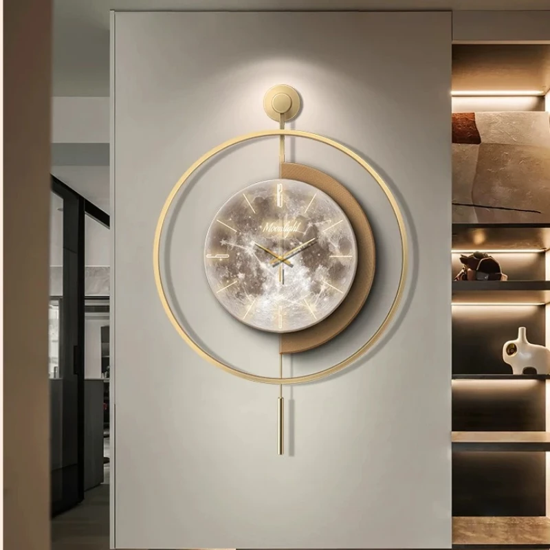 Beautiful Luxury Wall Clook Seating Room Home Decor Elegant Wall Clook Minimlist Noiseless Relogio De Parede Home Decoration