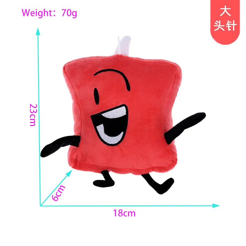 Battle For Dream Island Plush ของเล่น Bfdi Plushie ตุ๊กตาอะนิเมะ Leafy Firey ดอกไม้น้ํา DROP Bubble เค้กตุ๊กตาตัวเลขเด็กของขวัญ