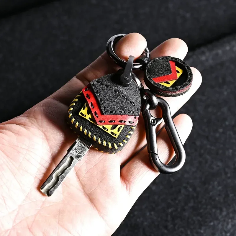 for Ferrari 458 California F430 488 F12 Alcantara Fur Key Case