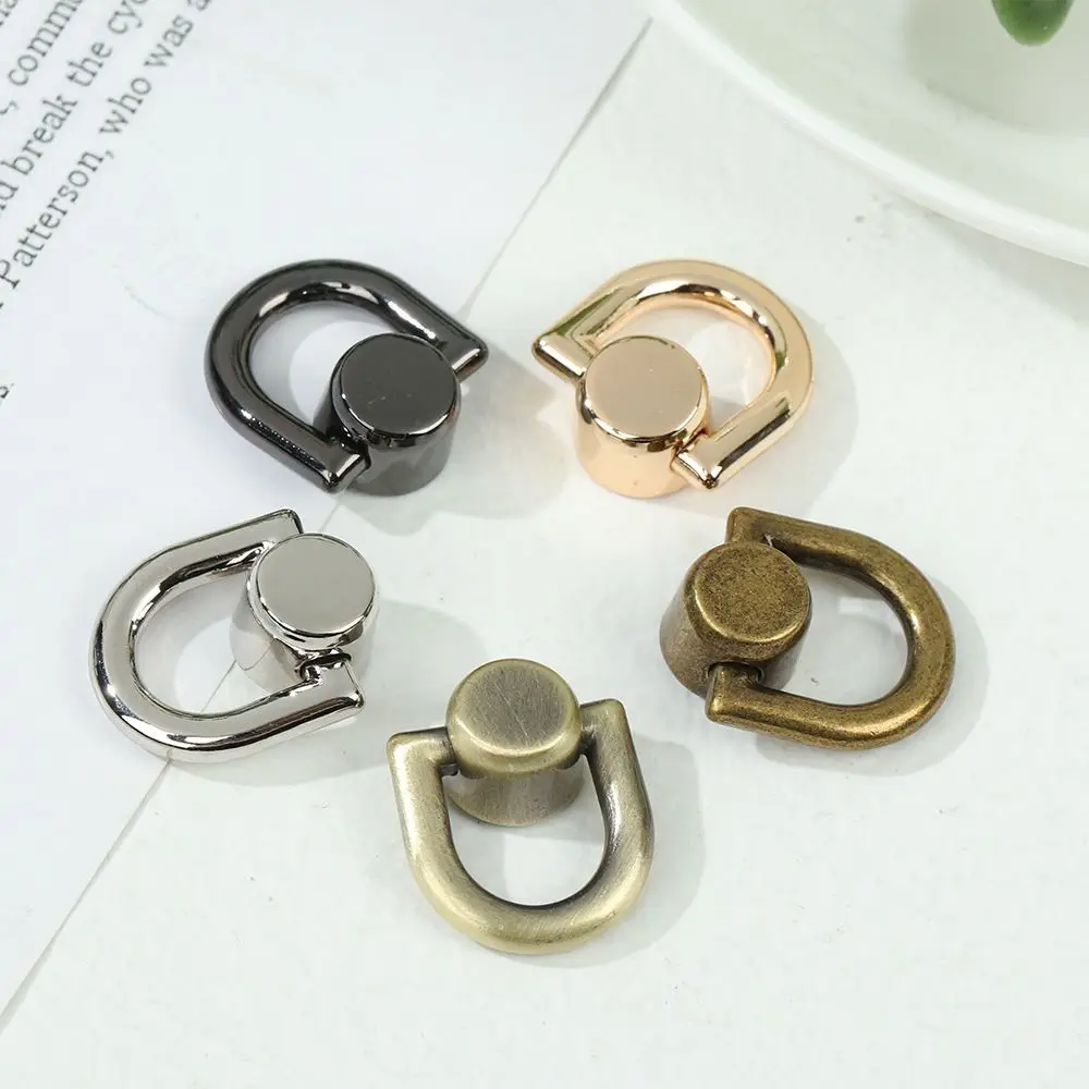 Tong Snap Bag Rivet Nail Buckle Metal Studs Button Metal Bag Rivet Nail Hardware Accessorie D Ring Handbag Belt Briefcase