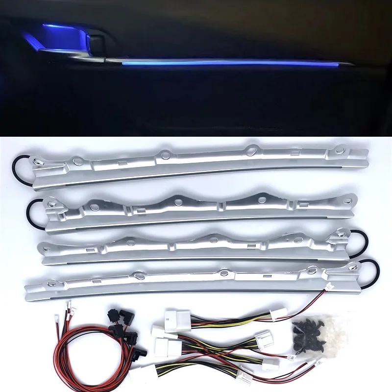 LED 4 Door Light Decorative Light Special Atmosphere Lamp Decorative Lamp Ice blue 12V For Toyota Camry 2018 2019 2020 2021