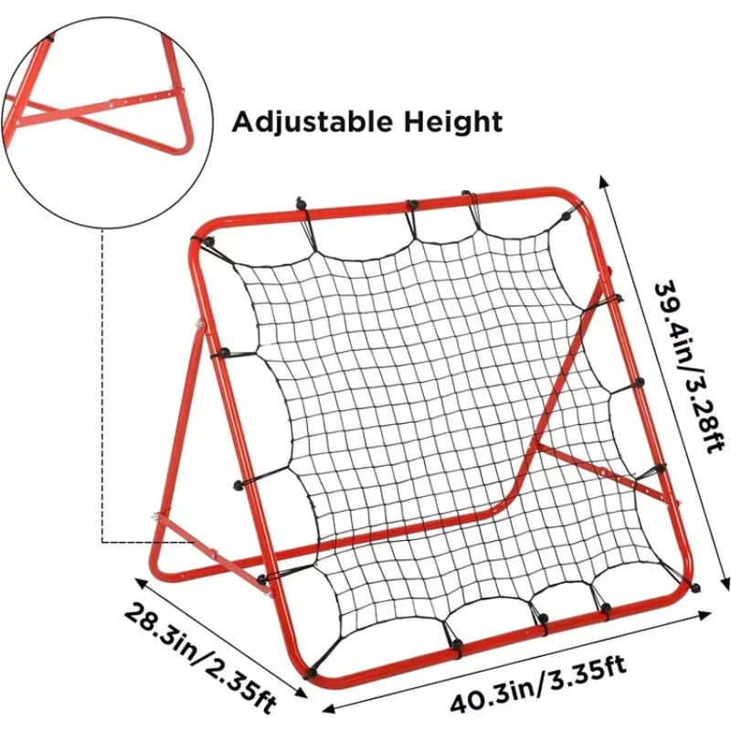 

Portable Soccer Rebounder Bounce Back Net, Practice Rebounder Net Football Rebounder Board Training Equipment