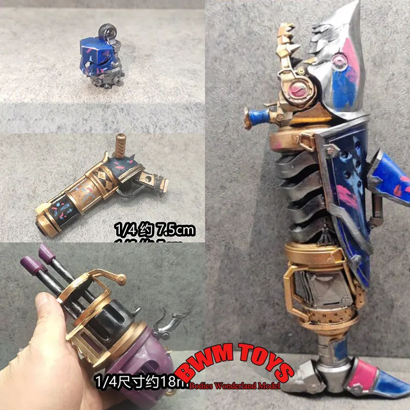 Accesorios para Escenas de Soldados 1/4 1/6 1/12, Juegos Animados Clásicos, Mini Pistola de Juguete, Ametralladora, Cañón de Juguete para Figuras de Acción