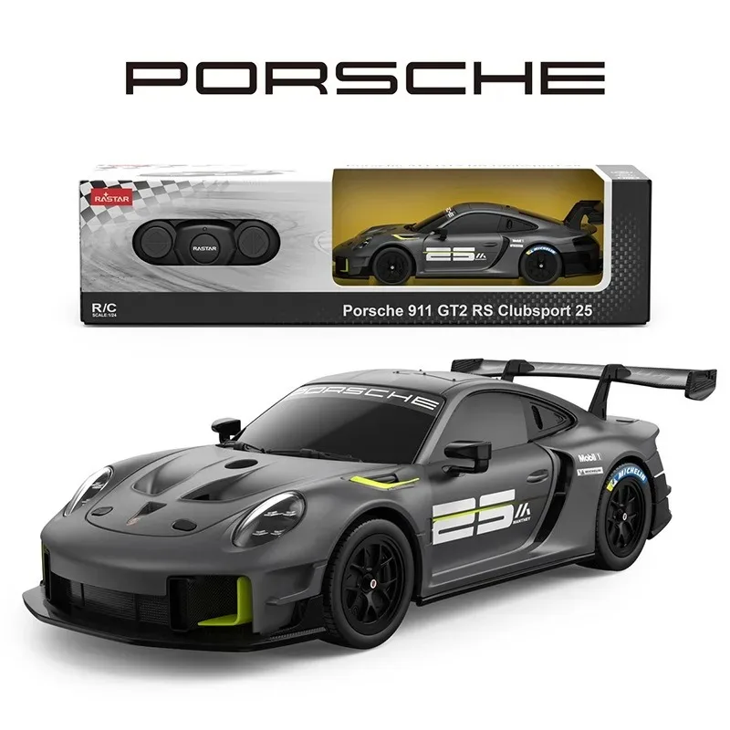 Rastar Porsche 911 GT2 RS Clubsport 25 1:24 Racing model  Remote Control Supercar Children\'s Remote control car toy gift for kid