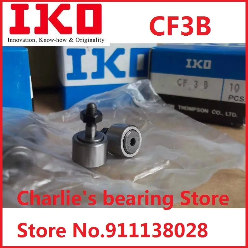 

10pcs 100% brand new original genuine imported from Jappan IKO brand cam follower needle roller bearing CF3B(KR10PP)