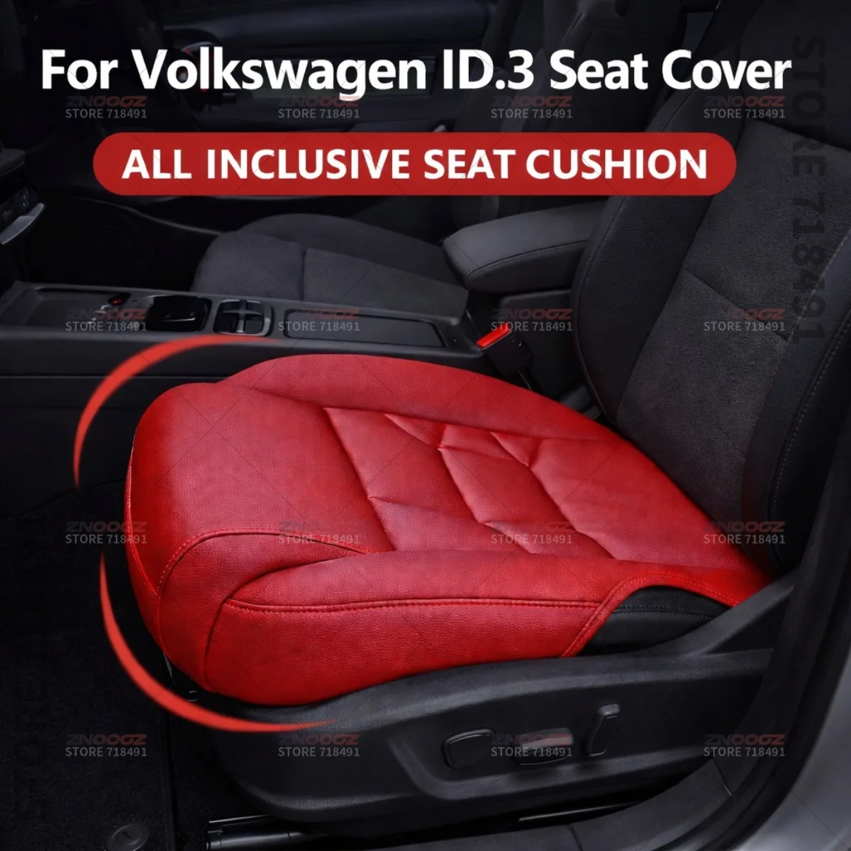 

For Volkswagen ID.3 Car Seat Leg Support Extension Seat Cover Memory Foam Extender Cushion Interior Accessories
