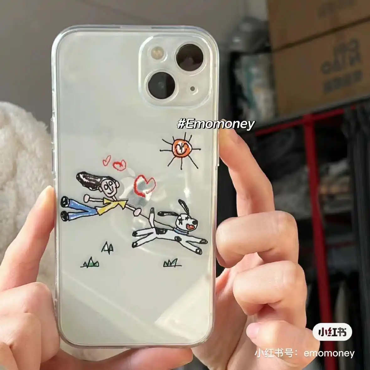 Cute Graffiti Drawing Phone Case For Samsung Galaxy S26 S25 S24 S23 S22 S21 S20 FE Note20 Note10 Edge Plus Ultra Lite 5G Clear #6