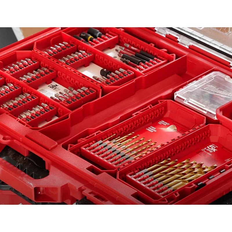 Milwaukee 18-teiliges Stoßwellen-Bit-Set, Zubehör für elektrische Stoßwellen-Bit-Verlängerungswerkzeuge 48-32-4403 – Detail 3