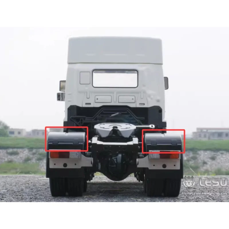 

RC 1/14 Two Axle And Three-Axle Fender Mudguard LESU S-1237-1 S-1237-2 For Tamiya LESU RC 1/14 Tractor Truck Parts Accessories
