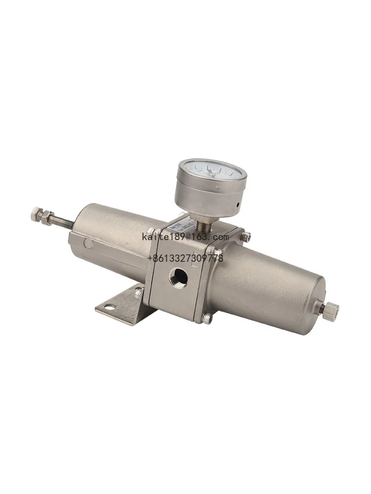 Air-SYA XFR600-06 316 أجزاء هوائية من الفولاذ المقاوم للصدأ فاصل مياه الزيت منظم الهواء مقياس فلتر الضغط مصنوع عاليًا