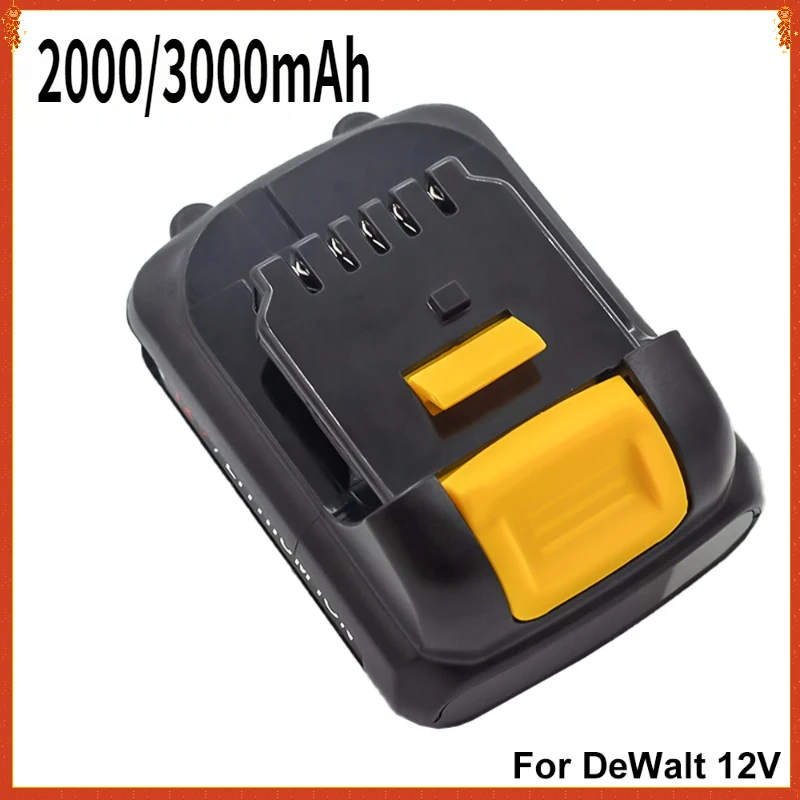 

For DEWALT 12V 2000/3000mAh DCB120 DCB127 DCB121 10.8V DCB120 DCB127 DCB121 DCB100 DCB101 DCB119 Li-ion Power Tools Battery