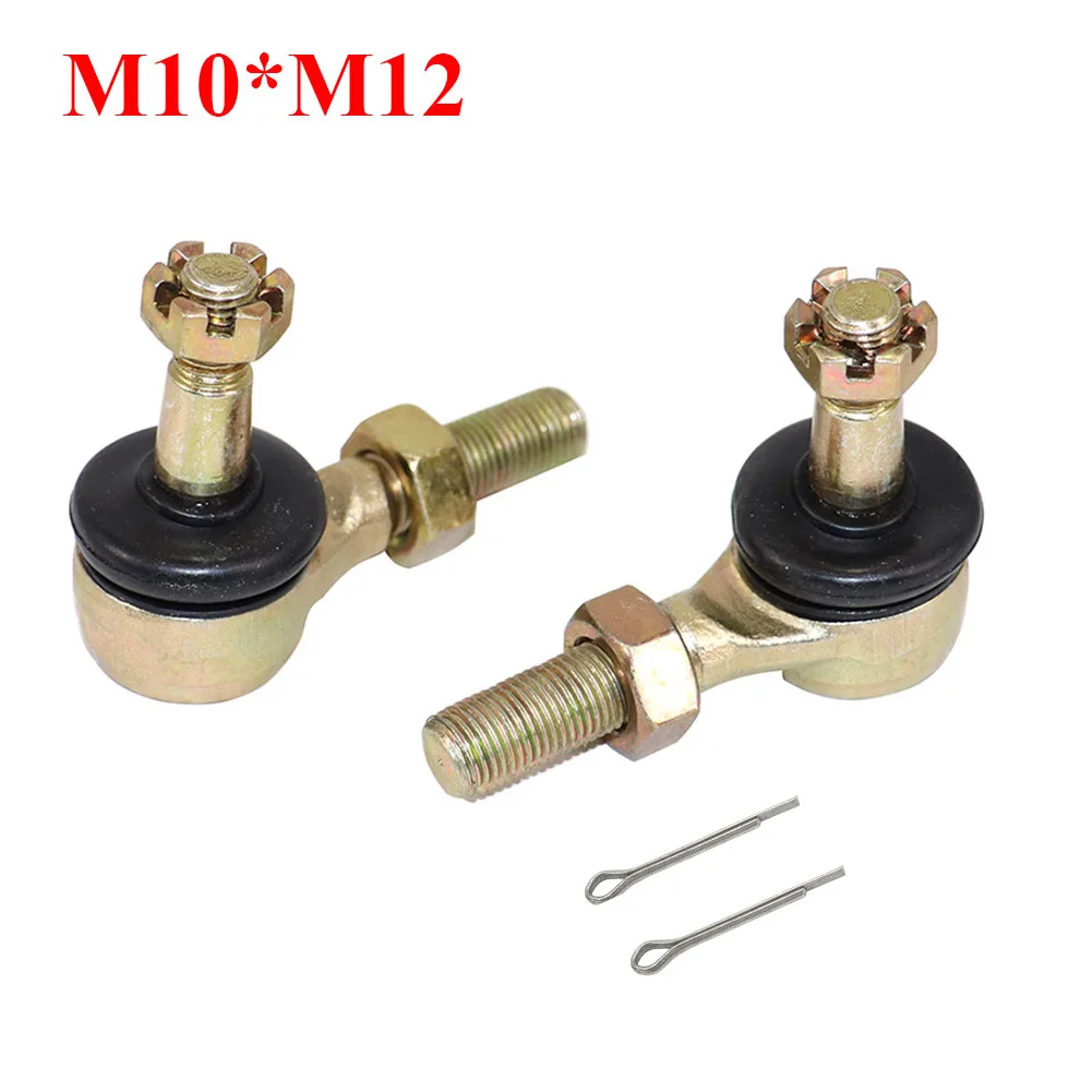 

1 Pair M10*M12 Ball Joint Metal Tie Rod Taper Ball Joint For 50cc 70cc 90cc 110cc 125cc 150cc 200cc 250cc ATV Quad Quad