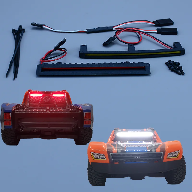 

Светодиодная фара для радиоуправляемого автомобиля, задний фонарь для Traxxas Mini Slash 4X4, гоночный грузовик с коротким курсом