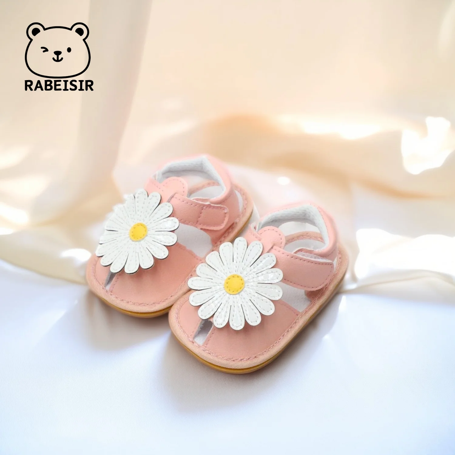 

Baby Girl Sandals 0-18 Months Baby Toddler Shoes Sandals Soft Sole Breathable Non-Slip