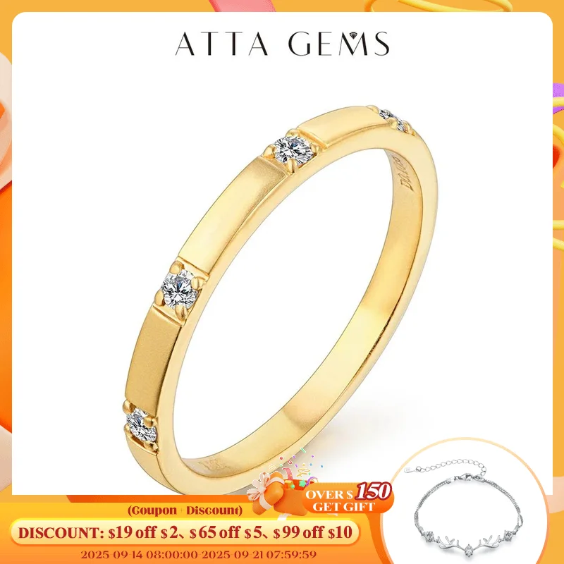 

Round Cut D Color VVS1 Moissanite 18K Yellow Gold Plated Engagement Wedding Band Moissanite Lab Grown Diamond Ring for Women