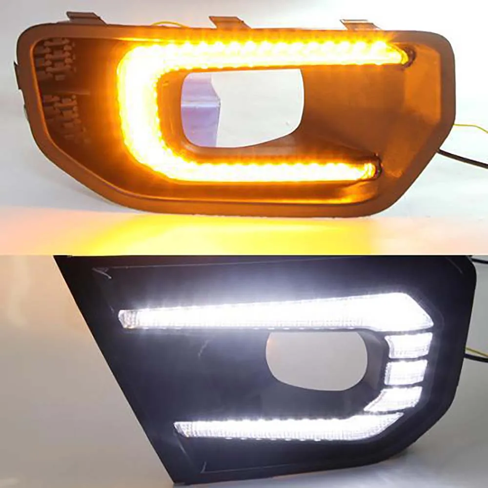 

1 Pair 2X Front Bumper Foglight Fog Lights Day Light for Ford Ranger Wildtrak 2022 2023