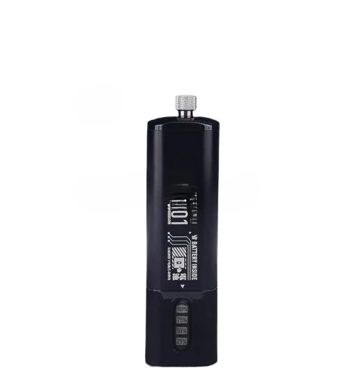 

Black/Red HM-01 Portable Compressor Replaceable Battery Lightweight Charging Air Pump 4-Valve Linkage Air Supply