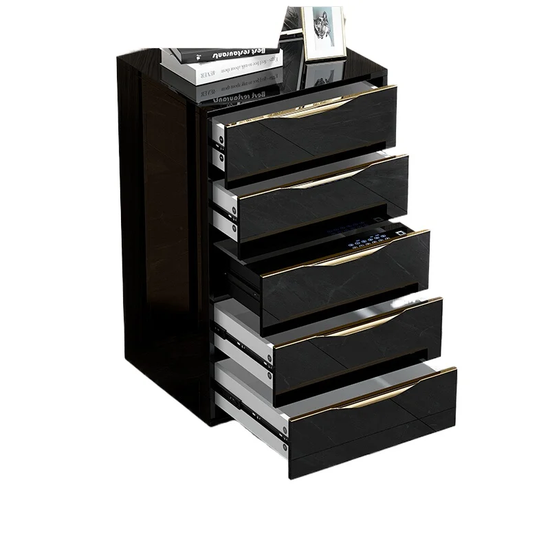 

Бытовой сейф с пятью ведрами Многофункциональный невидимый умный сейф прикроватного ящика