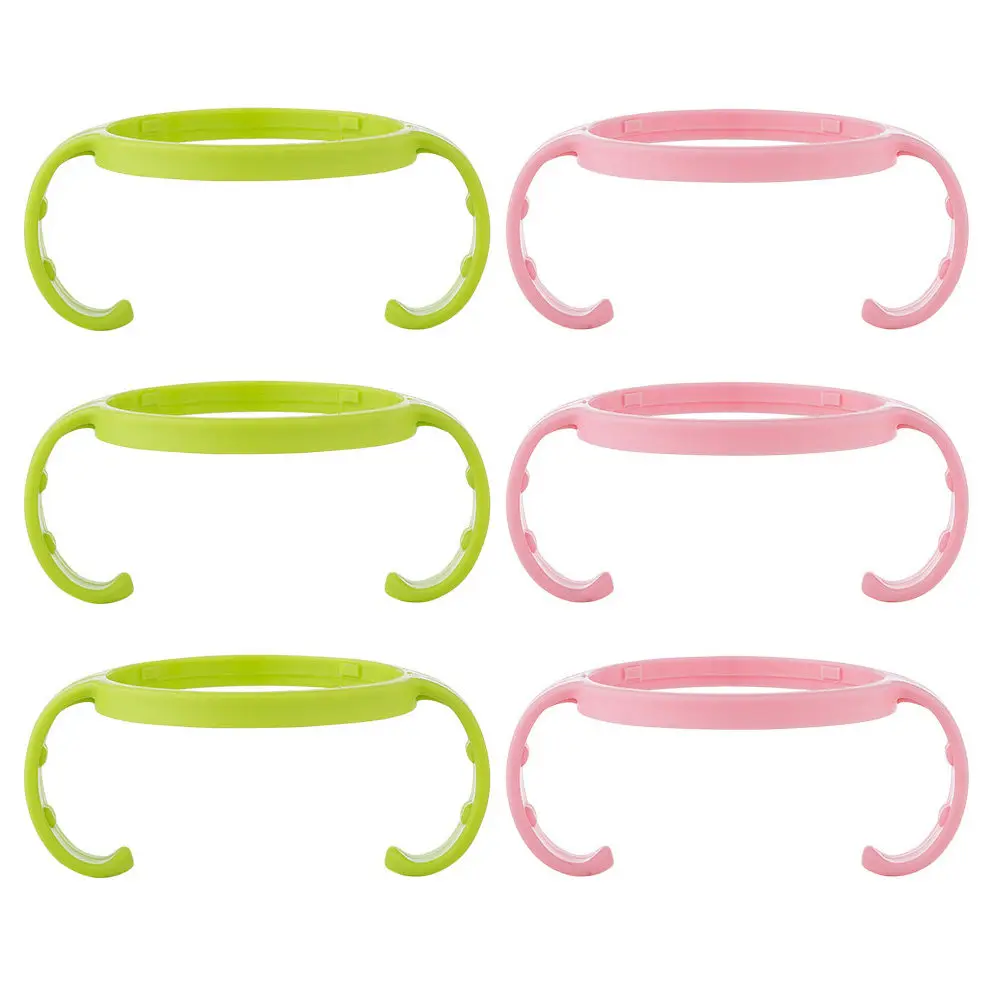 

6Pcs Ergonomic Feeding Bottle Handles Durable Non Bottle Grip Accessories for Baby Independent Feeding