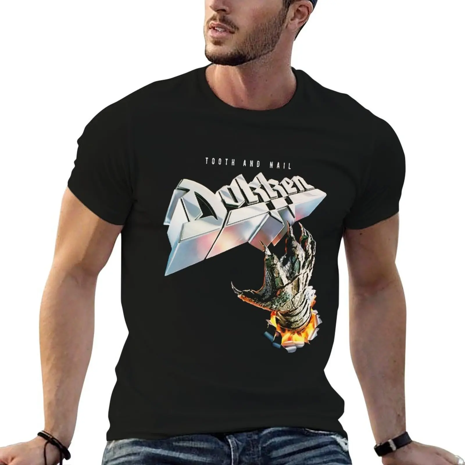 

Tooth and Nail - Dokken T-Shirt man t shirts high quality luxury brand man t shirts for men T-Shirt