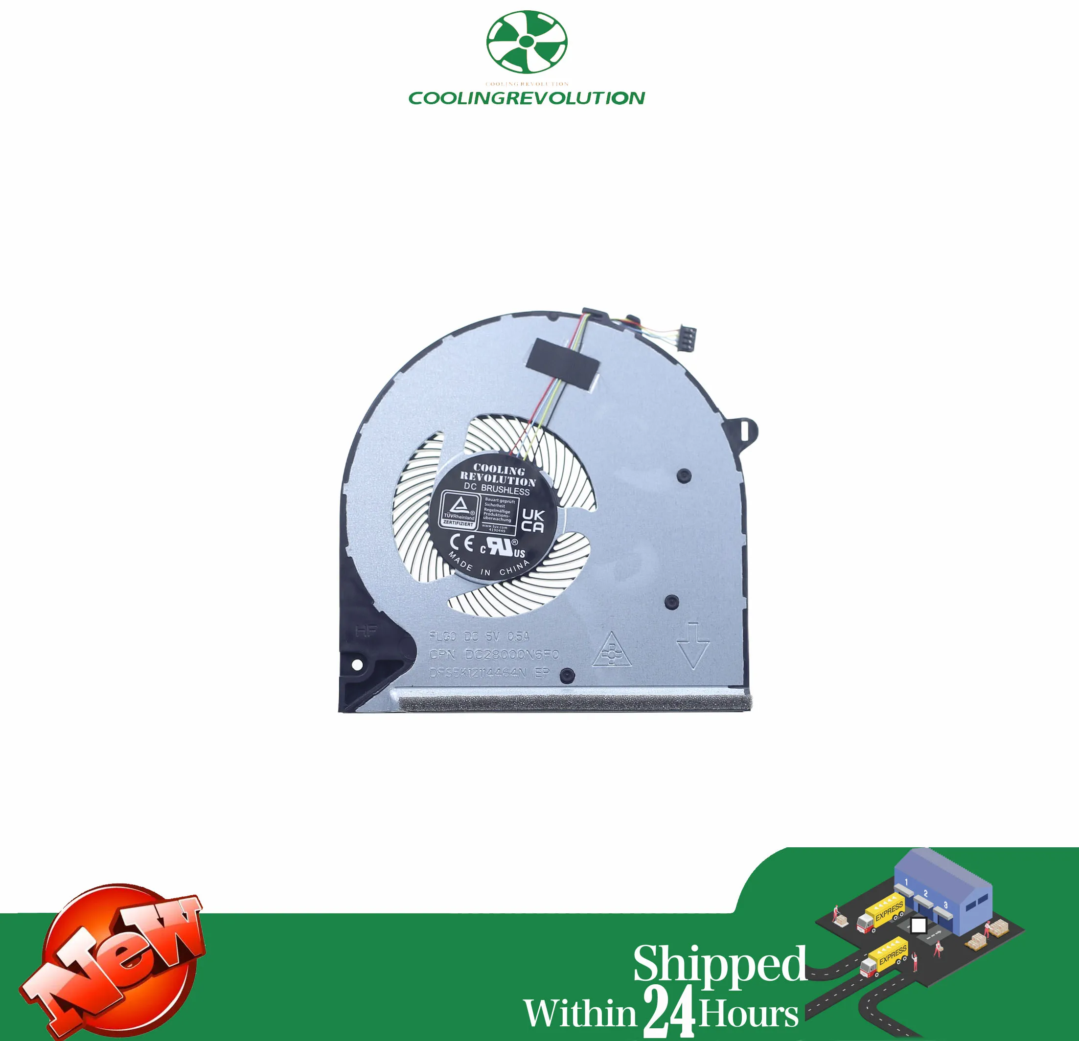 Laptop CPU Cooling Fan EF50040S1-1C010-S9A DC5V 2.25W 4PIN SPS-L52034-001 DC28000N6S0SUO30A07T0000545