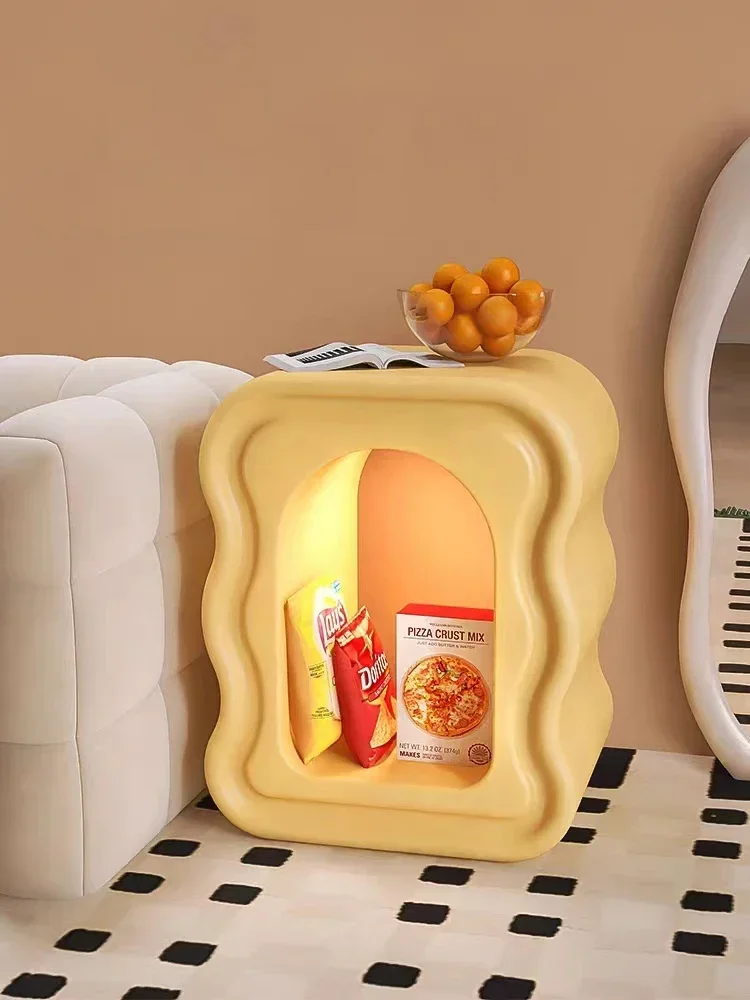 الكرتون طاولة القهوة غرفة المعيشة أريكة طاولة جانبية أثاث المنزل الشمال الفن السرير الجدول خزانة حديثة الديكور #3