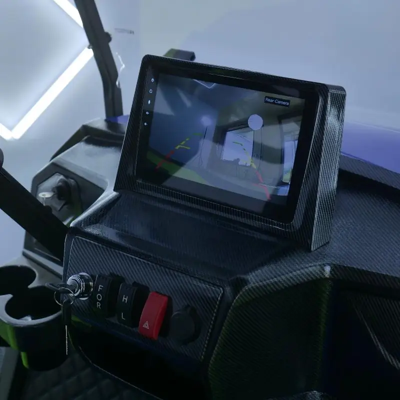 قماش فارغ لعلامتك التجارية - عربة جولف ذات علامة بيضاء، مثالية للتسويق والاستخدام الترويجي