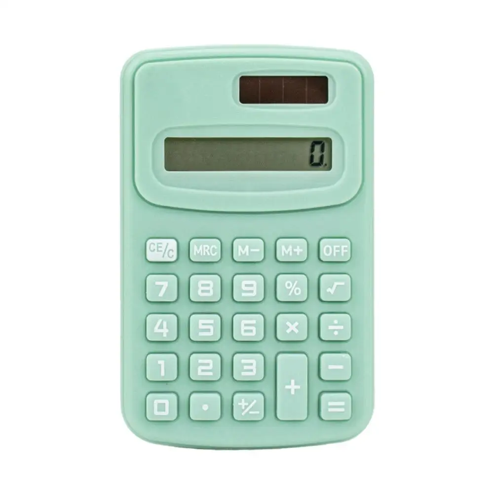 Kleiner Solar-Rechner, tragbarer Taschenrechner, niedlicher 8-stelliger LCD-elektronischer Heimbüro-Rechner für Kinder, Grundschulrechner – Detail 19