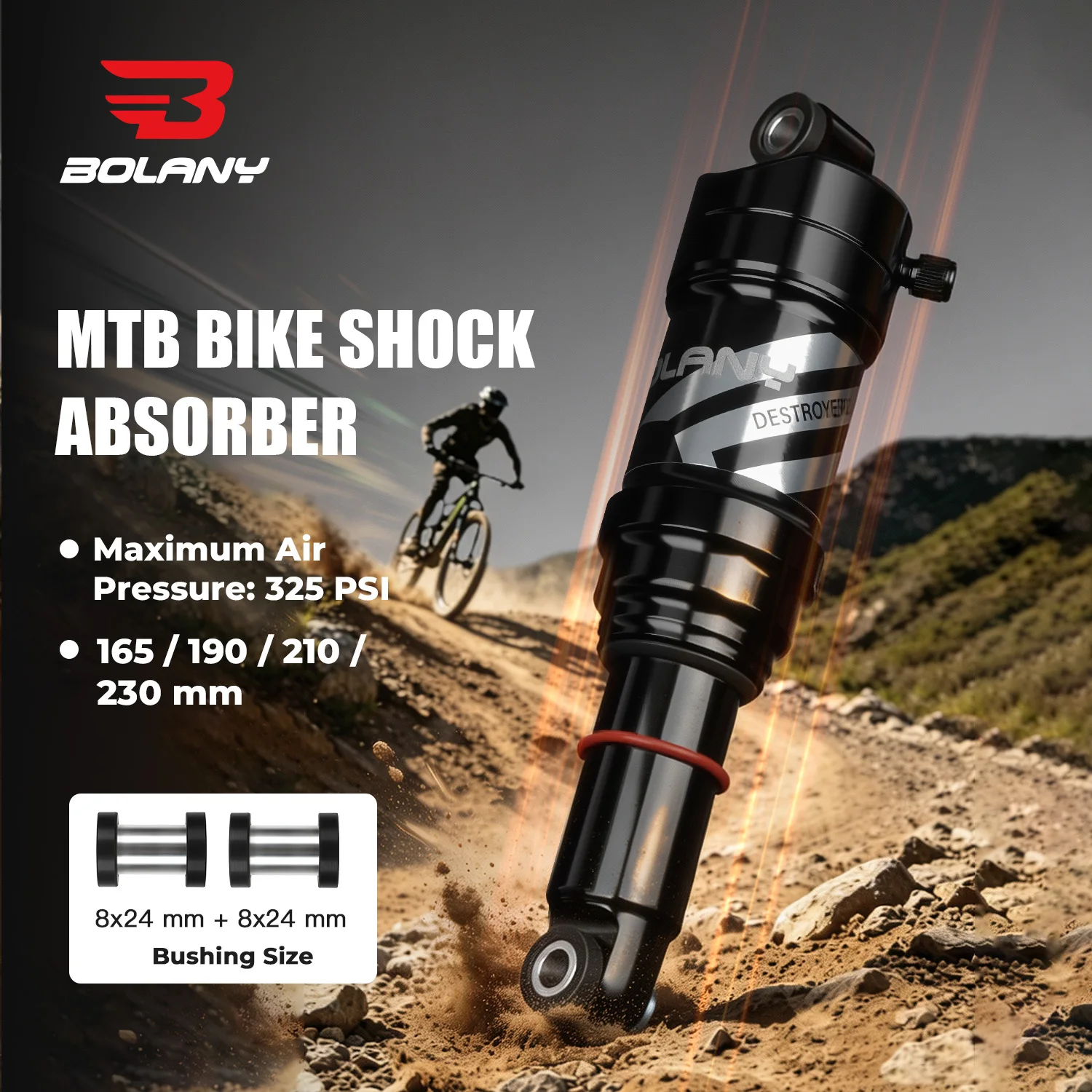 Mountain Biking Trails - BOLANY 1/2 buah Peredam Kejut Belakang