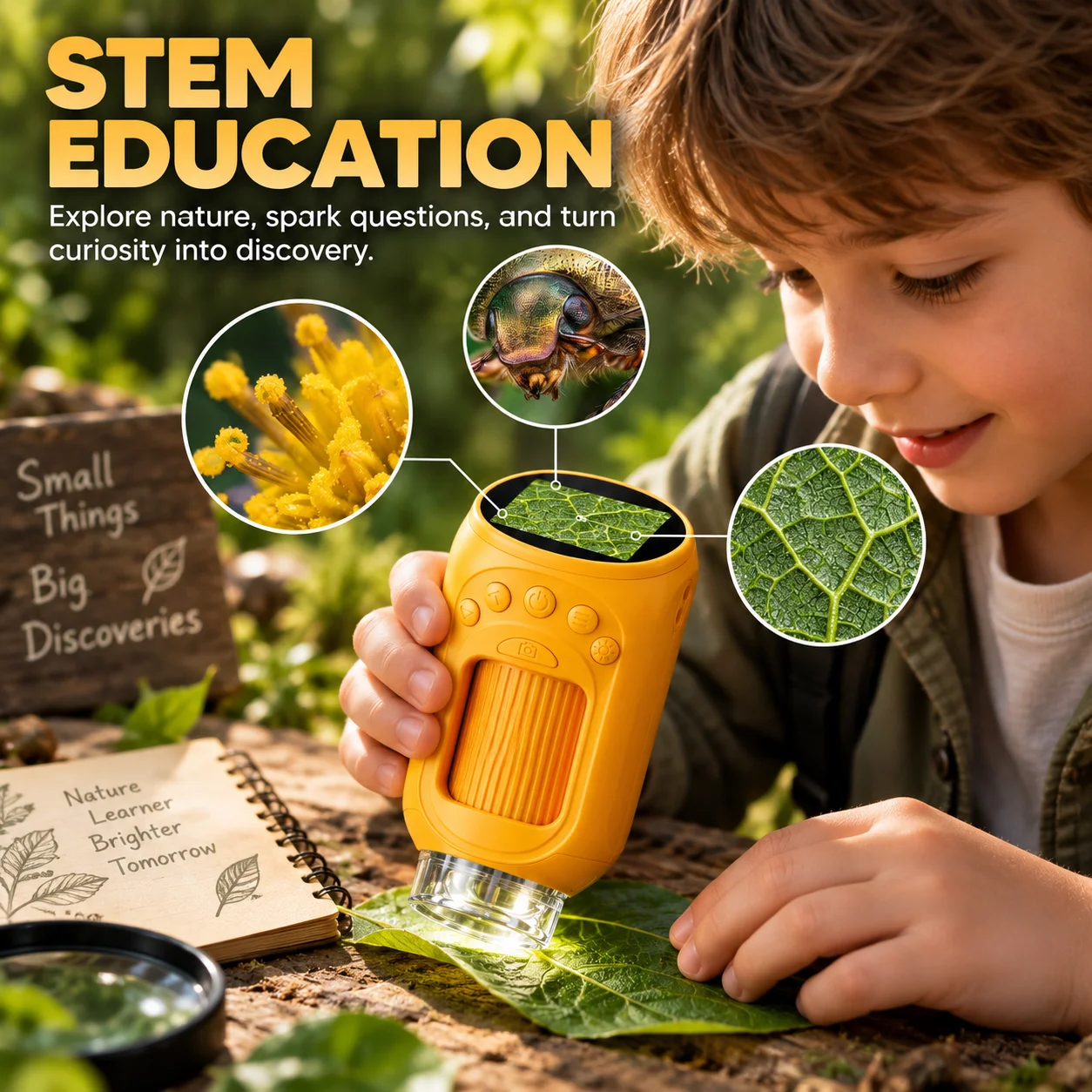 Mini-Digitalmikroskop für Kind – Education Kids Definition Bewertung und Preis