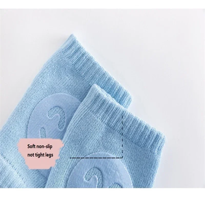 Kinderen antislip kruipende elleboog zuigelingen peuters babyaccessoires glimlach kniebeschermers beschermer veiligheid kniebeschermer beenwarmer meisjes jongens