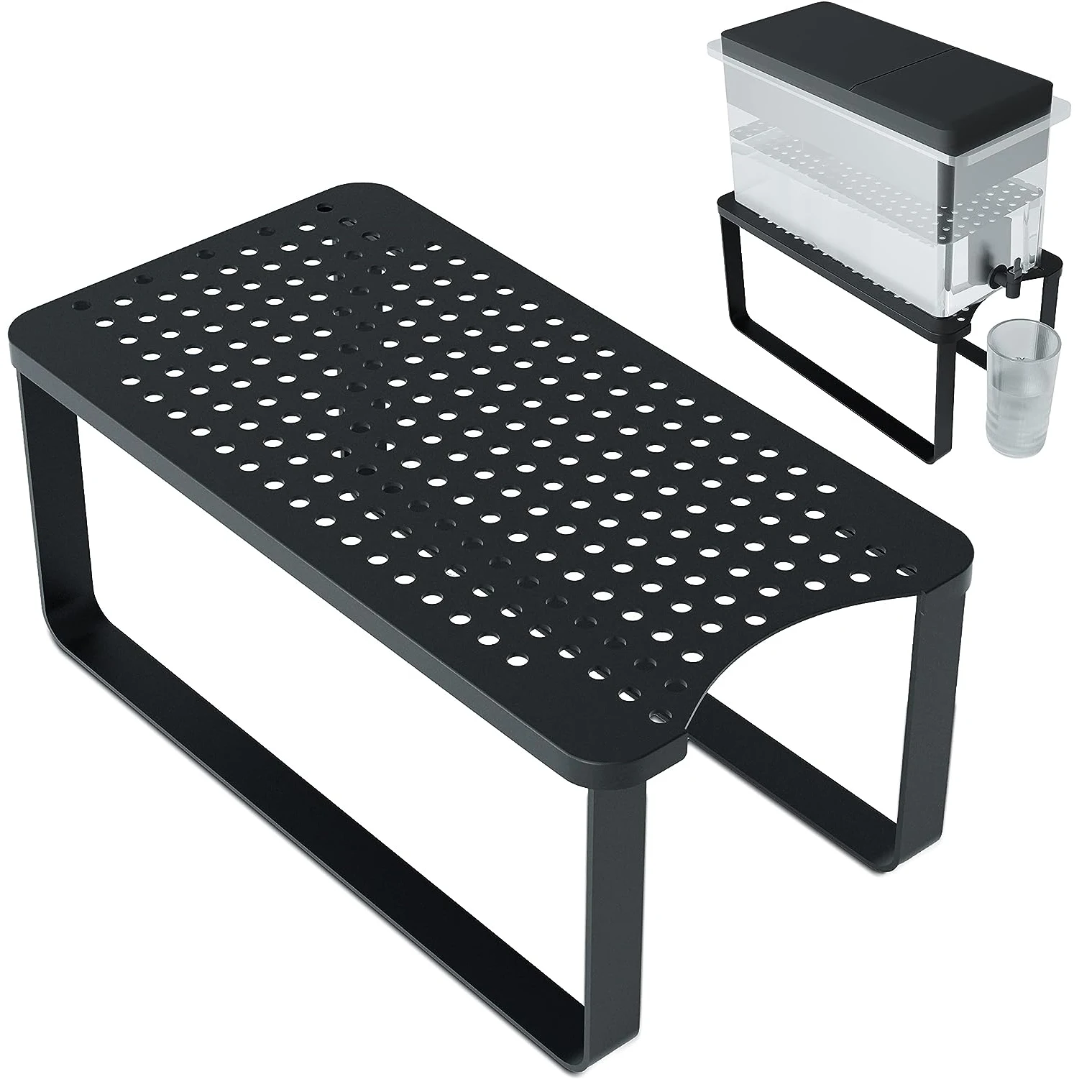 Water Dispenser Stand For Countertop-Metal Water Filter Stand, Compatible With Brita Water Pitcher & Zerowater Pitcher, Perfect