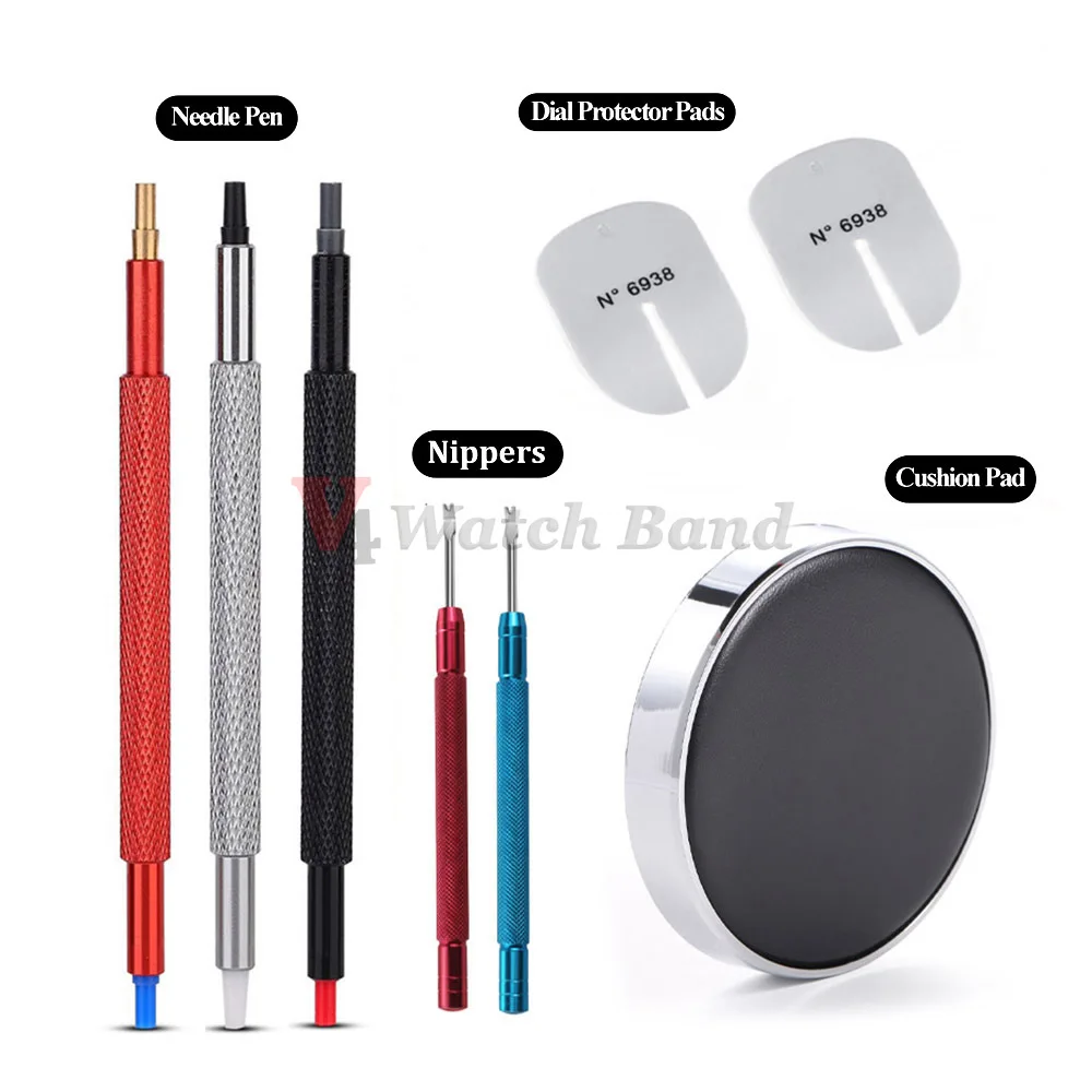 Steel Watch Dial Pointer Remover Watch Repair Tool Sets Watch Needles Picker Lifter Fitting Hands Remover Presser for Watchmaker