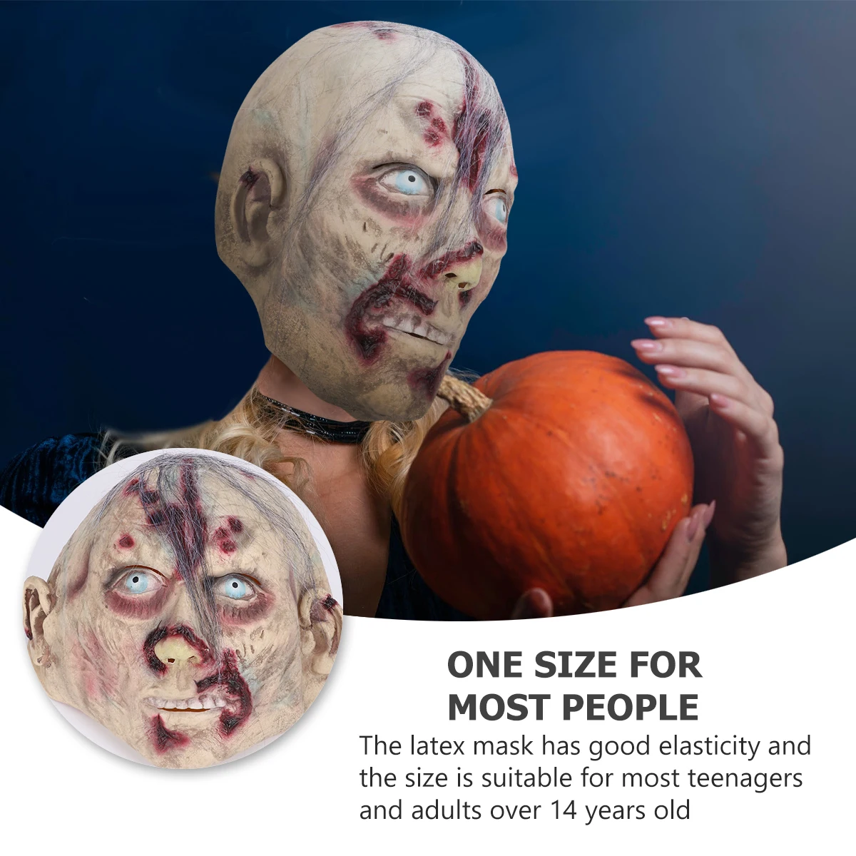 

mask Halloween Creative Horror Costume Carnival Zombie Party Cosplay Decorative The