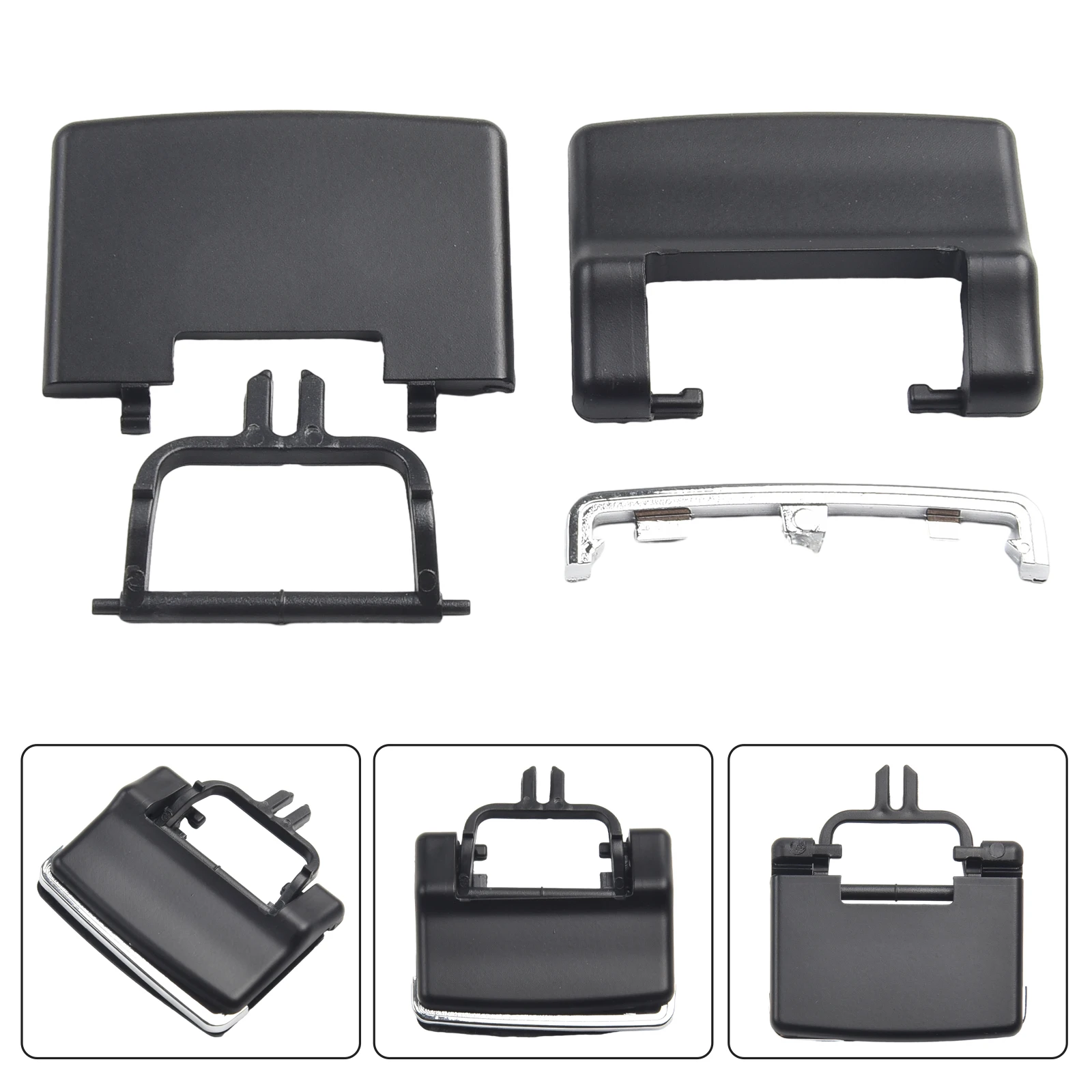 Simple Installation Black Air Vent Clip for Mercedes W164 X164 ML GL ML63 Center Contral Design OEM A1648302354