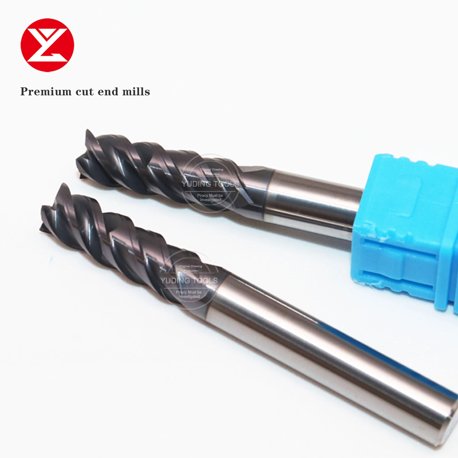 4 Flutes Carbide Square End Mill Alloy Highly Efficient Milling 6mm 8mm 10mm 12mm Tungsten Steel EndMills CNC Cutting Tools