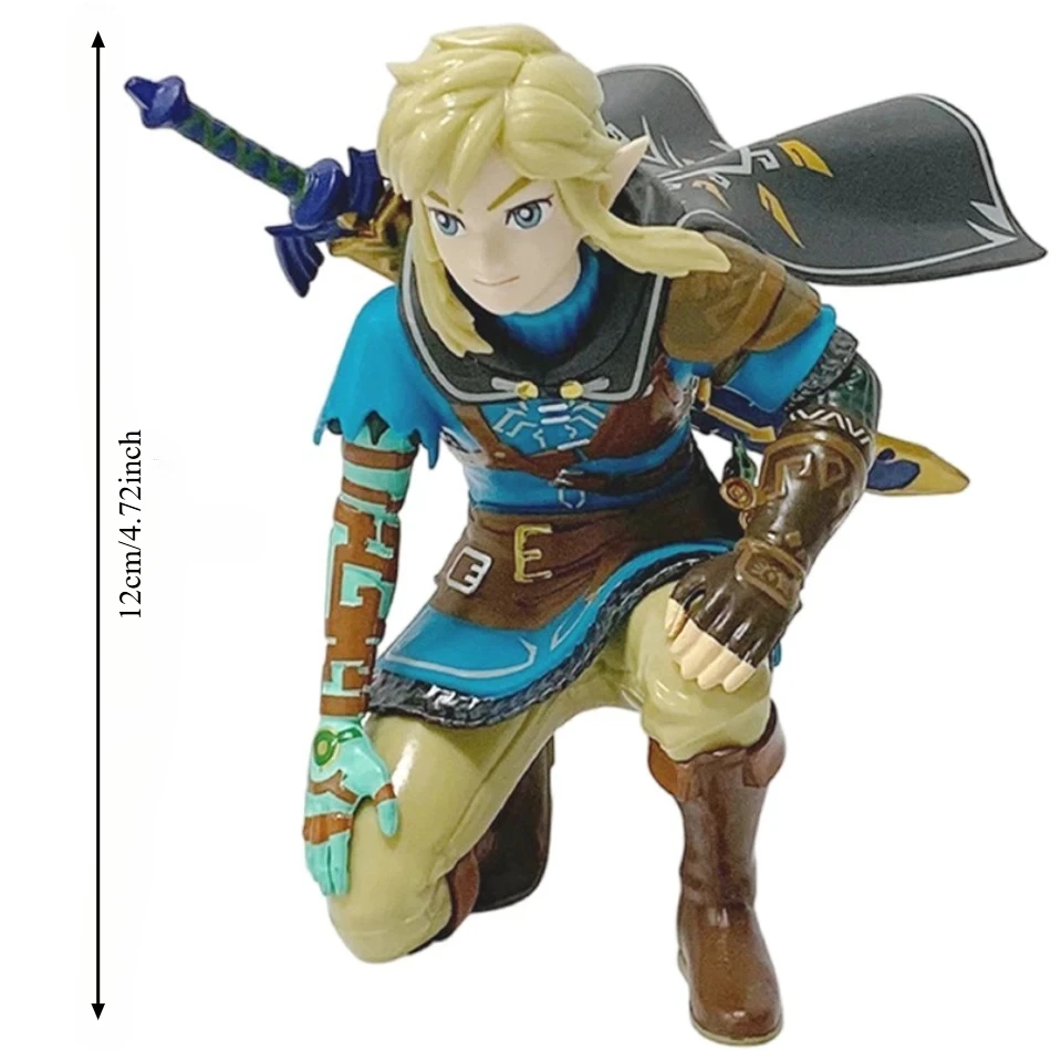 Legend Of Zelda Anime Link Kingdom Of Tears 12cm Sitzende Statue Spiel-PVC-Handmodelle Puppen Ornamente Geschenke – Detail 2