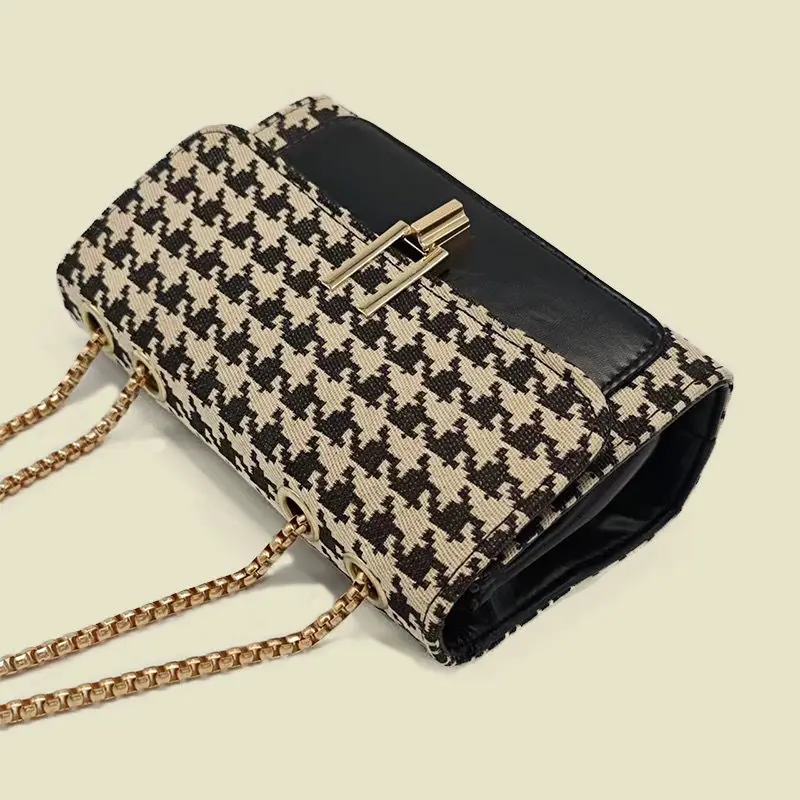 Autumn Winter New Light Luxury Small Fragrance Style Chain Bag Women Fashionable Versatile Single Shoulder Crossbody Bag