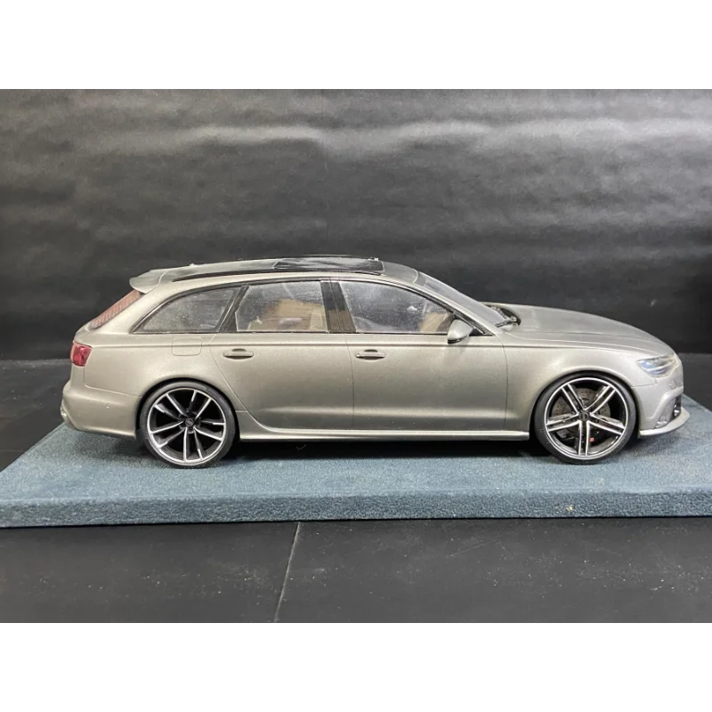 Défectueux MH MOTORHELIX 1/18 échelle Audi RS6 gris résine modèle de voiture jouet à collectionner cadeau Souvenir affichage ornement