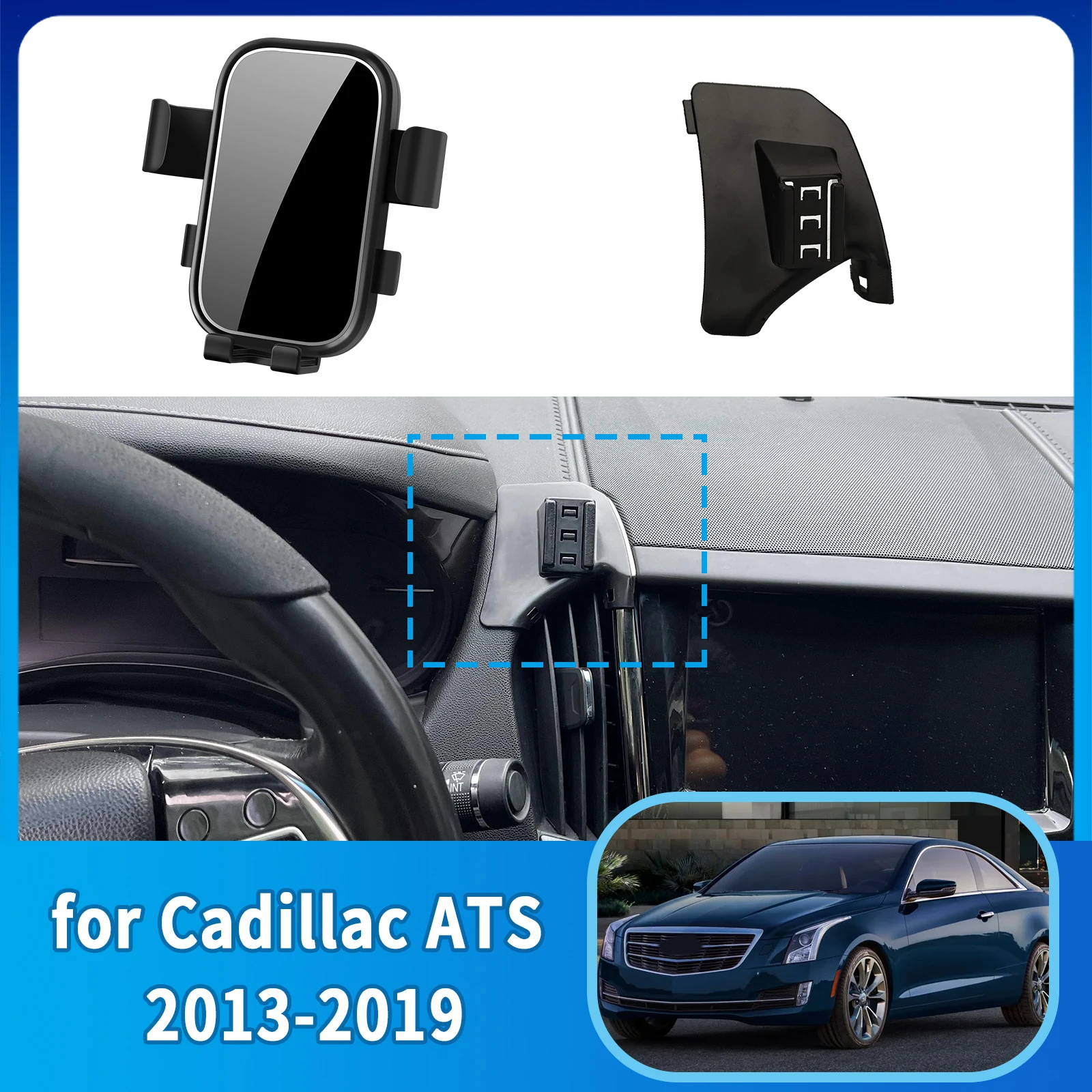 

Accessories Car Mobile Phone Holder for Cadillac ATS LFX 2013 2014 2015 2016 2017 20018 2019 GPS Bracket Navigation Stand Auto