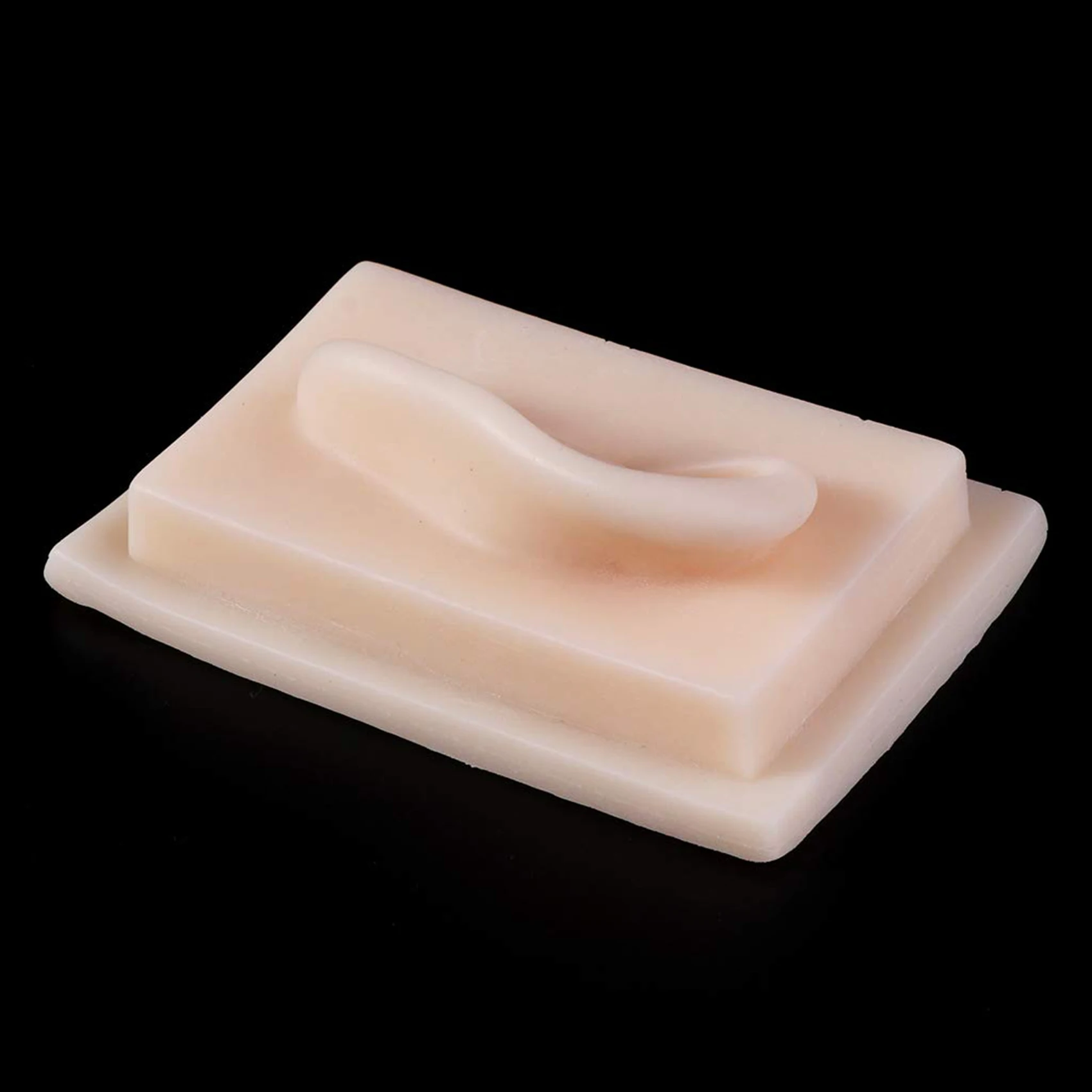 For 1:1 Human Soft Silicone Left Ear Model Life Size Acupuncture Study Practice Tool Teaching Resources Left Ear