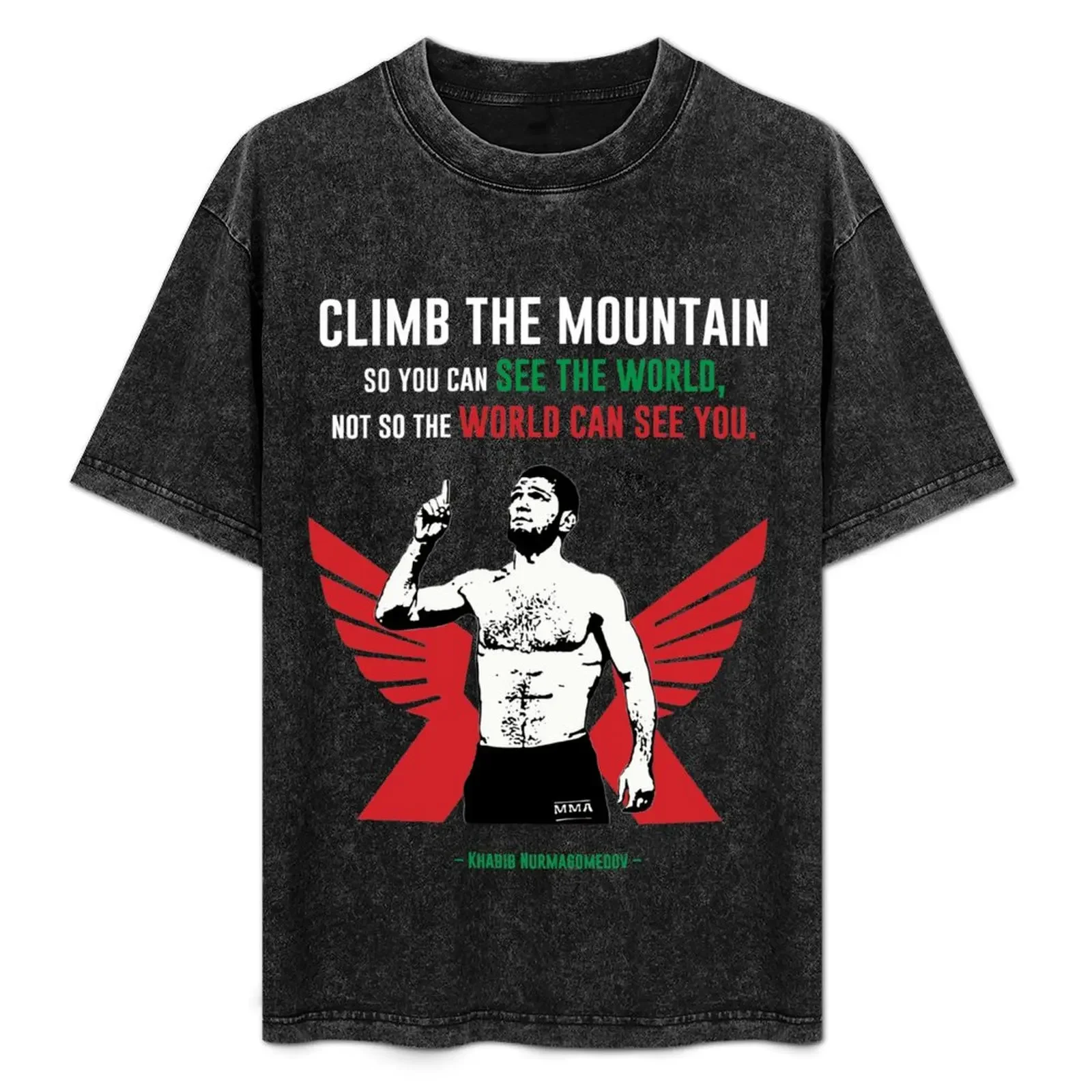 

Khabib Quote T-Shirt Sporty Casual Quick Dry T-Shirt