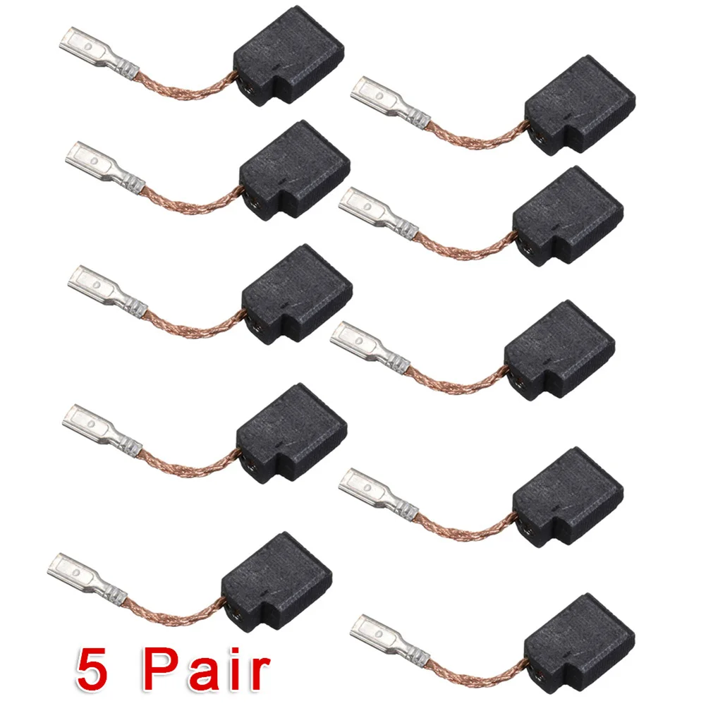 Escovas de Carbono para Substituição do Motor Acessórios de Broca Elétrica D28110 D28112 D28402 Dwe46151 10 Pcs